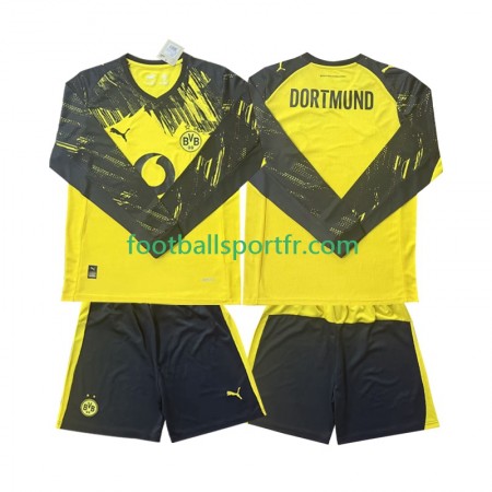 Tenue Borussia Dortmund Enfant Domicile 2025-2026 Maillot de Foot ML